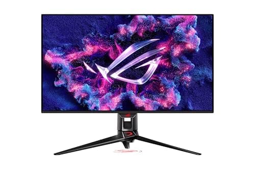 ASUS ROG Swift OLED PG32UCDM Monitor Gaming QD-OLED da 32” pollici (31,5), 4K (3840x2160), 240 Hz, 0,03 ms (GTG), G-SYNC, Pellicola in Grafene, 99% DCI-P3, USB-C 90 W, DisplayWidget Center, Nero