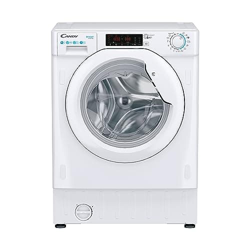 Candy Smart Inverter Lavatrice 9 Kg da Incasso, Carica Frontale, Classe A, 1400 Giri, 16 Programmi, Connettività Wi-Fi + NFC, Programma Lana, Silenziosa, 60 x 53 x 82 cm, Bianca - CBWO 49TWME-S