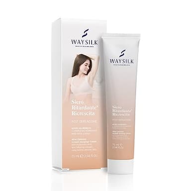 Waysilk | Siero Gel Post Depilazione, Gel Ritardante Ricrescita, Ritardante Crescita Peli Con Acido Ialuronico, 75ml