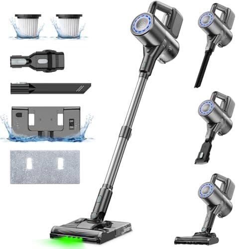 VersLife Aspirapolvere Senza Fili S7PLUS, Scopa Elettrica Lava e Aspira, 40Kpa Potente Aspirazione, Leggero & Versatile, Eccellente per la Pulizia di Peli di Animali Domestici, Pavimenti e Moquette