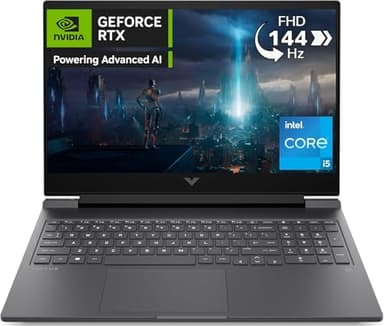 HP Victus 16-r0009sl Notebook, Intel Core i5-13500H, RAM 16GB DDR5 5600Mhz, 512GB SSD, Display 16.1" FHD IPS 144Hz, RTX 4060 8GB, Wi-Fi 6E, BLE 5.3, Windows 11, 3 Mesi di PC Game Pass inclusi, Grigio