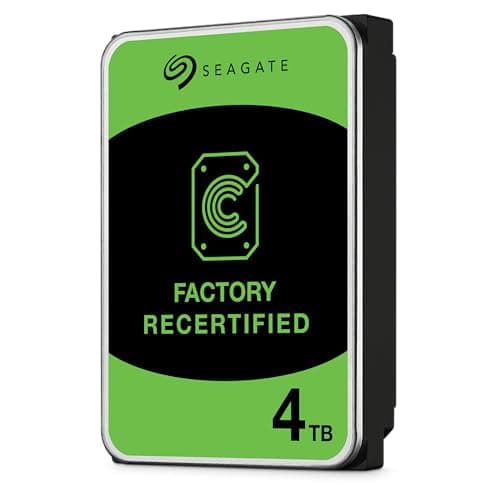 Seagate IronWolf Pro, 4TB, NAS, Hard Disk interno, HDD, CMR 3,5" SATA 6 GB/s, cache 256 MB, archiviazione RAID (ST4000NE001) (ricondizionato)