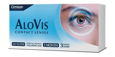 Alovis Contact Lenses, 3 Lenti A Contatto Mensili per la correzione della miopia -2,50
