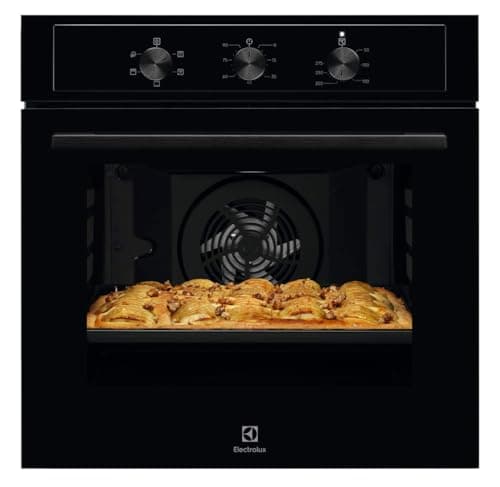 Electrolux EOH2H004K Forno Multifunzione da Incasso, Capacità 68L, Potenza 2790W, Nero