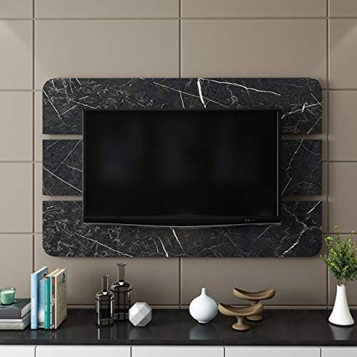 Homemania M.M.01.01.02.02235 Pannello Porta TV Bendis, Nero Legno, 150 x 4 x 96 cm