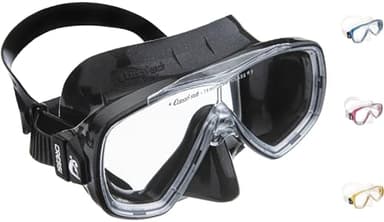 Cressi Onda, Maschera Subacquea Unisex Adulto, Nero, Taglia unica