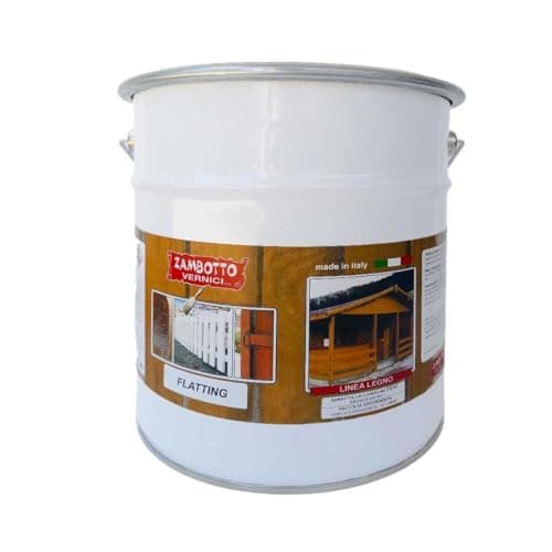 ZAMBOTTO VERNICI Flatting Cerato Trasparente a Solvente Satinato o Lucido per legno interno ed esterno (Satinato, 2,5L)