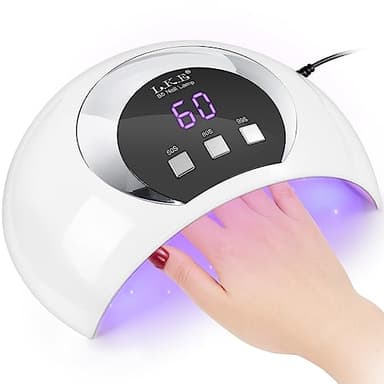 LKE Lampada UV Led Unghie, 54W Lampada LED Unghie per Manicure/Pedicure Sensore Di Avvio Automatico Lampada Unghie LED 3 Modalità Timer Display LCD