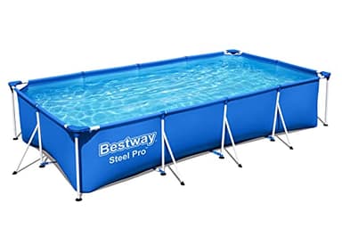 Bestway 56405 Piscina Fuori Terra Steel Pro Rettangolare da 400x211x81 cm