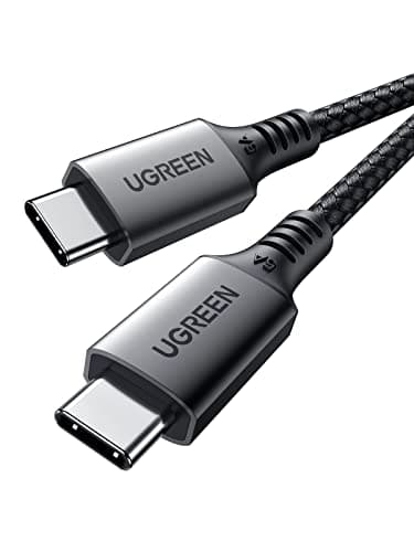 UGREEN Cavo USB C 100W, Cable Tipo C 20V/5A PD 3.0, Compatibile con iPhone 16/15 Plus Pro Max, MacBook, iPad Air, Galaxy S24/S23/S22/Tab S8, Pixel 9/8, ecc 1M