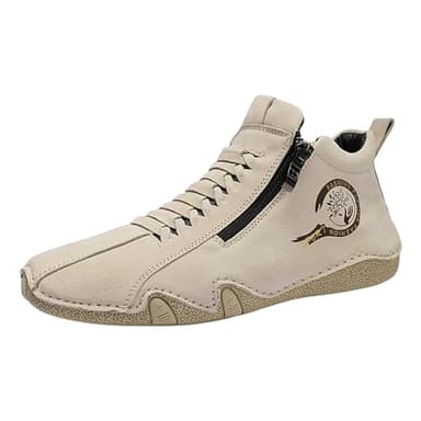 Scarpe Ortopediche da Uomo,Lucide Scarpe Leggere Scarpe con Zeppa Scarpe da Barca Uomo Slip on Sneakers Scarpe Sportive Casual Scarpe Uomo Leggere da Palestra