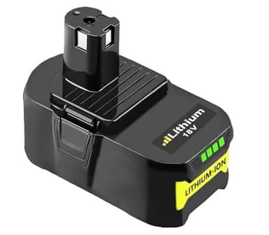 LabTEC - Batteria al litio RB18L5018V 5.0Ah per Ryobi BPL-1815, BPL-1820G, BPL1820, BPL18151, P102 P103, con spia luminosa di controllo