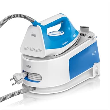 Braun Carestyle1 IS1012BL, 5 ANNI DI ASSISTENZA, Ferro Generatore Di Vapore, Carica Continua, Termostato Regolabile, Tanica 1,5L, AUTOSPEGNIMENTO,Colpo Vapore 340g/min, Sistema Sicurezza, Azzurro