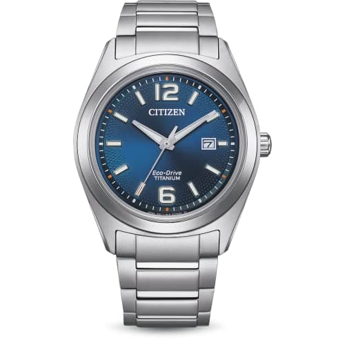 Citizen Orologio Analogo al Quarzo Giapponese Uomo con Cinturino in Titanio AW1641-81L