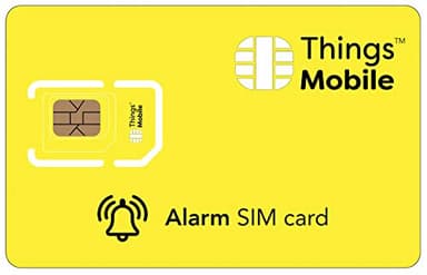 SIM Card per ALLARME e ANTIFURTO - Things Mobile - con copertura globale e rete multi-operatore GSM/2G/3G/4G LTE, senza costi fissi, senza scadenza e tariffe competitive, senza credito incluso