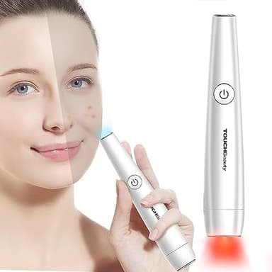 TOUCHBeauty Terapia luminosa penna acne, terapia luminosa trattamento dell'acne, trattamento rosso e blu per l'acne per il trattamento dell'acne