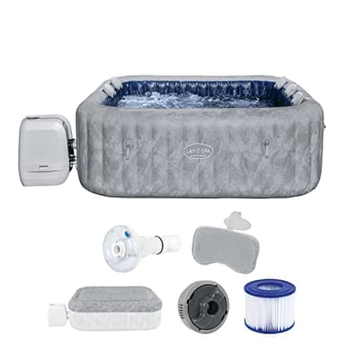 Bestway 6001Q Minipiscina idromassaggio gonfiabile San Francisco Lay-Z-Spa AirJet con app