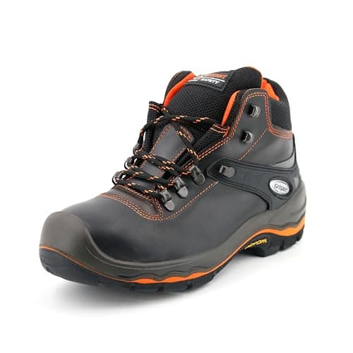 Grisport Scarpe Antinfortunistiche Uomo Scarponi Camminata Escursionismo Stivali Pelle Lontra Dakar Trekking Montagna Impermeabili 72003LD42 (Marrone, 46)