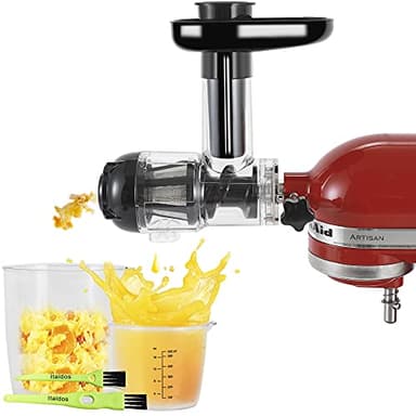 Italdos Estrattore di Succo a Freddo compatibile per KitchenAid, Estrattore di Frutta e Verdura, Facile da pulire, Elevata resa di succo e Polpa più Secca