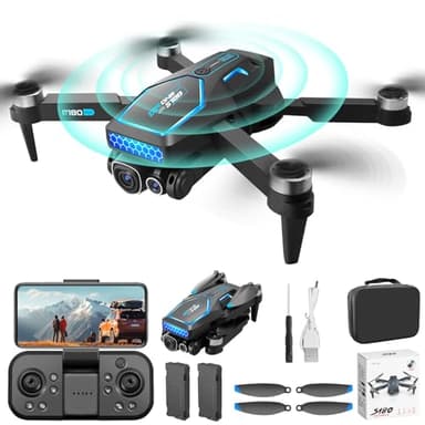 OBEST Drone con Telecamera 4K,Drone Professionale con Telecamera Elettrica Regolabile,Seguire In Modo Intelligente,Droni RC Wifi FPV Trasmissione Quadcopter per Principianti