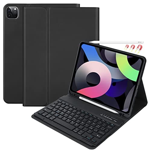 Custodia Tastiera per iPad Air 6 11'' 2024 (M2)/iPad Air 5 2022/Air 4 2020, Tastiera Magnetica Italiano Compatibile con iPad Pro 11'' 2022/2021/2020/2018, QWERTY Layout, Tastiera Bluetooth