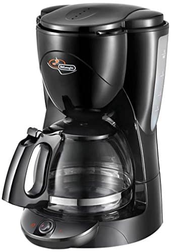 De'Longhi ICM2.1B Macchina per Caffè Americano con caraffa in vetro per 10 Tazze, Spegnimento Automatico, Serbatoio 1,5L