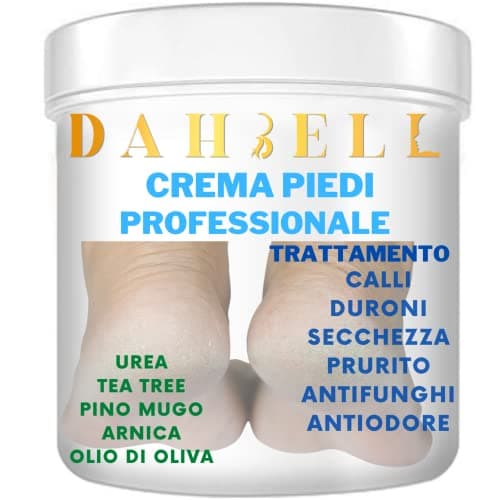 Crema piedi secchi e screpolati per rimozione calli e duroni ragadi professionale con urea extra idratante crema talloni screpolati