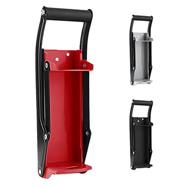 Frantoio per lattine e apribottiglie, strumenti di riciclaggio per il riciclaggio di lattine di soda e birra in alluminio da 500 ml (rosso)