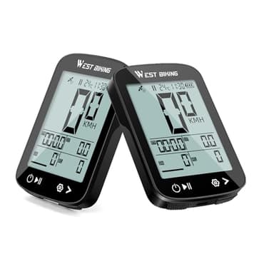Computer da bicicletta Yongness da 2,4 pollici, contachilometri wireless, impermeabile IPX7 multifunzione, tachimetro GPS, adatto per mountain bike, bici da strada, bici da corsa, facile installazione