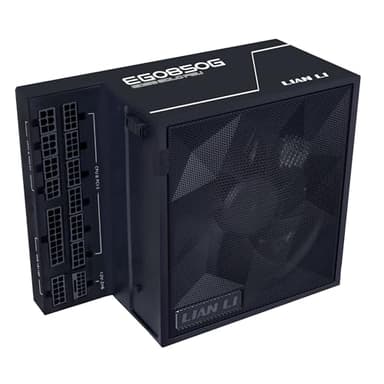 Lian Li Edge Gold 850 - Alimentatore di rete per PC, 850 Watt, ATX, PCIe 5.1, ATX 3.1 PSU | 80 Plus Gold, modulare, Sleeved Cable Kit, 12VHPWR per NVIDIA RTX, ventola silenziosa