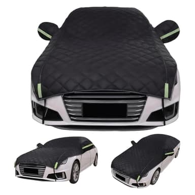 Telo Copriauto Per Alfa Romeo Giulietta 2010-2021, Telo Auto Antigrandine,Telo Copriauto Da Esterno,Copriauto in cotone spesso per metà, Customization Telo Copriauto-p300