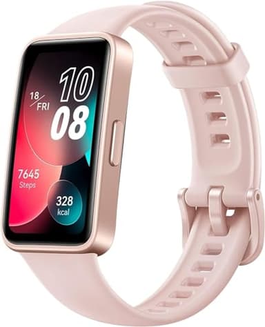 HUAWEI Band 8 Smart Watch, Diseño fino, Seguimiento Preciso del Sueño, Batería de 14 días, Compatible con Android e iOS, para Salud y Bienestar,Versión Española, Rosa