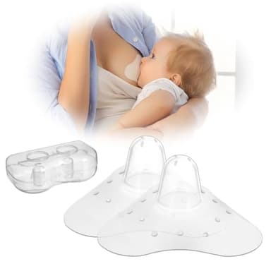 Aolso Paracapezzoli In Silicone, Silicone Morbido Sottile, Protettivi Per Capezzoli Sensibili, Copricapezzoli Allattamento, Triangolo