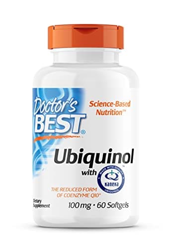 Doctor's Best, Ubiquinol with Kaneka, Coenzima Q10, 100mg, 60 Capsule morbide, Altamente Dosato, Testato in Laboratorio, Senza Soia, Senza Glutine, Non-GMO, Vegetale