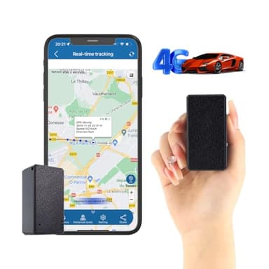 Winnes 4G Mini GPS Tracker Micro Portatile Localizzatore GPS APP Senza Abbonamento con Magnetico Monitoraggio in Tempo Reale Aavviso Geofence Antifurto per Auto Bambini Valigie,4G TK901