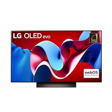 LG OLED evo 48'', Serie C4 2024, OLED48C46LA, Smart TV 4K, Processore α9 Gen7, OLED Dynamic Tone Mapping Pro, 40W, Dolby Vision, 4 HDMI 2.1 4K@144Hz, GSync, VRR, Alexa, ThinQ AI, webOS 24