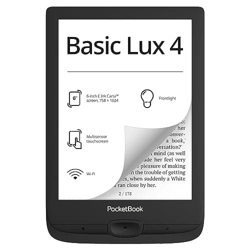 PocketBook Basic Lux 4 Lector de Libros Electrónicos 6" 8GB Negro