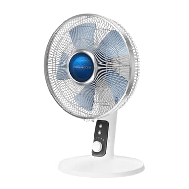 Rowenta Turbo Silence Extreme +, Ventilatore da Tavolo, Ventilatore Silenzioso, Potente, Modalità Turbo, Oscillazione 120°, 4 Velocità, Funzione notte, VU2731