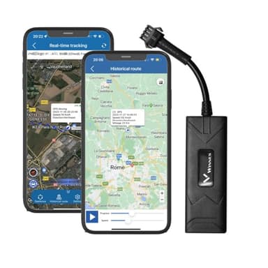 GPS Tracker per auto GPS auto Localizzatore con APP Senza Abbonamento Localizzatore in Tempo Reale con ACC per rilevare l'accensione Dispositivo Locator Auto Moto Camion Taxi,Winnes TK806