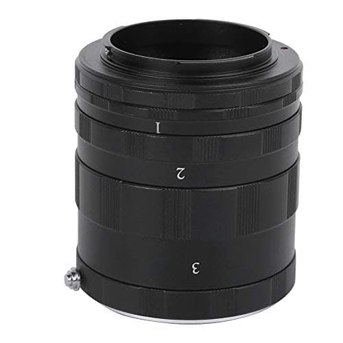 Tubi di Prolunga Macro per Fotocamere con Attacco AI, Anelli per Tubi Adattatori per Obiettivi di Prolunga Macro da 7 Mm 14 Mm 28 Mm per Fotocamere Reflex Digitali Nikon,