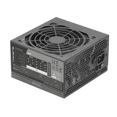 Tacens Anima APIII850, Alimentatore PC ATX 850W, Tecnologie SMD e DC-DC, Efficienza 85% 12V, Ventola Ultra-silenziosa 12cm, Cavi Piatta Extra Lunghi, Nero