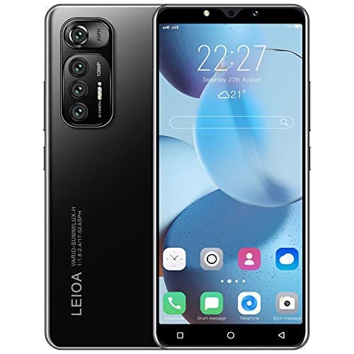 McMgc Smartphone Offerta del Giorno, 5.0 inch IPS Display, 16G ROM 128GB Espandibili Cellulare, Android Cellulare Dual SIM Economici Telefoni Mobile ，3G/GSM Cute Cellulari (M10-Black)