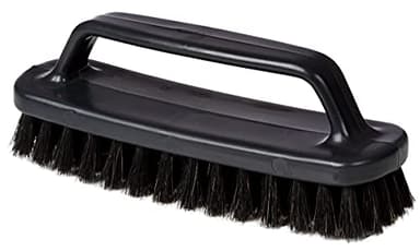 Tarrago | Spazzola per Pulizia Profonda con Manico in plastica e setole Naturali per tappezzeria, tappeti e Pelle | Spazzola pulisci Scarpe con Manico