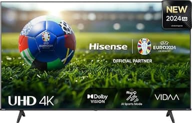 Hisense 65A69N - Smart TV 65 pollici, 4K, LED, DVB-T2, Nero