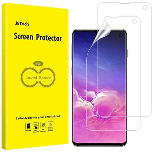 JETech Pellicola Protettiva Compatibile Samsung Galaxy S10, Ultra HD Pellicola in TPU, Compatibile con la Custodia, Pacco da 2