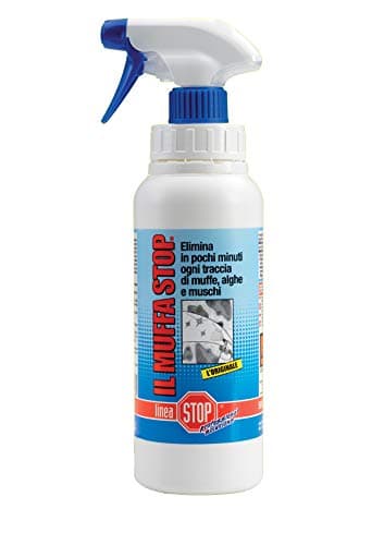 Dixi Antimuffa Spray Per Interni Ed Esterni Detergente Antialghe Antimuschi Muffa Stop flacone 0.5 litri