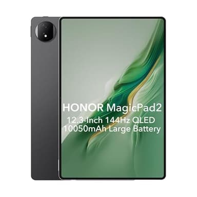 HONOR MagicPad2, Tablet AI da 12,3 Pollici, Batteria da 10050mAh, 12GB+256GB di Memoria, Display OLED 3K Eye Comfort da 144Hz, Snapdragon 8s Gen 3, 8 Altoparlanti, Android 14, Nero