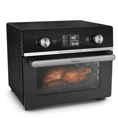 Moulinex Friggitrice ad Aria, 20 Litri, Easy Fry Multifunzione 10in1, Friggitrice senza Olio e Forno Elettrico, 10 Funzioni di Cottura, Capacità 6 Persone, Tecnologia Extra Crisp, AL6058