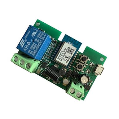 MHCOZY Relè WiFi Tuya, Modulo temporizzatore autobloccante/temporaneo, camino porta garage Alexa Voice Control (Smart life app 1CH)