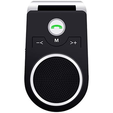 Aigital Vivavoce Bluetooth da Auto per telefonare in Sicurezza, Bluetooth Car Kit con Controllo Vocale, Car Speakerphone con Altoparlante Potente da 3W, Connettività Dual Link per Tutti Smartphone